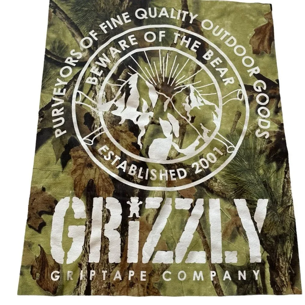 MENS GRIZZLY‎ GRAPHIC TEE SHIRT, MEDIUM